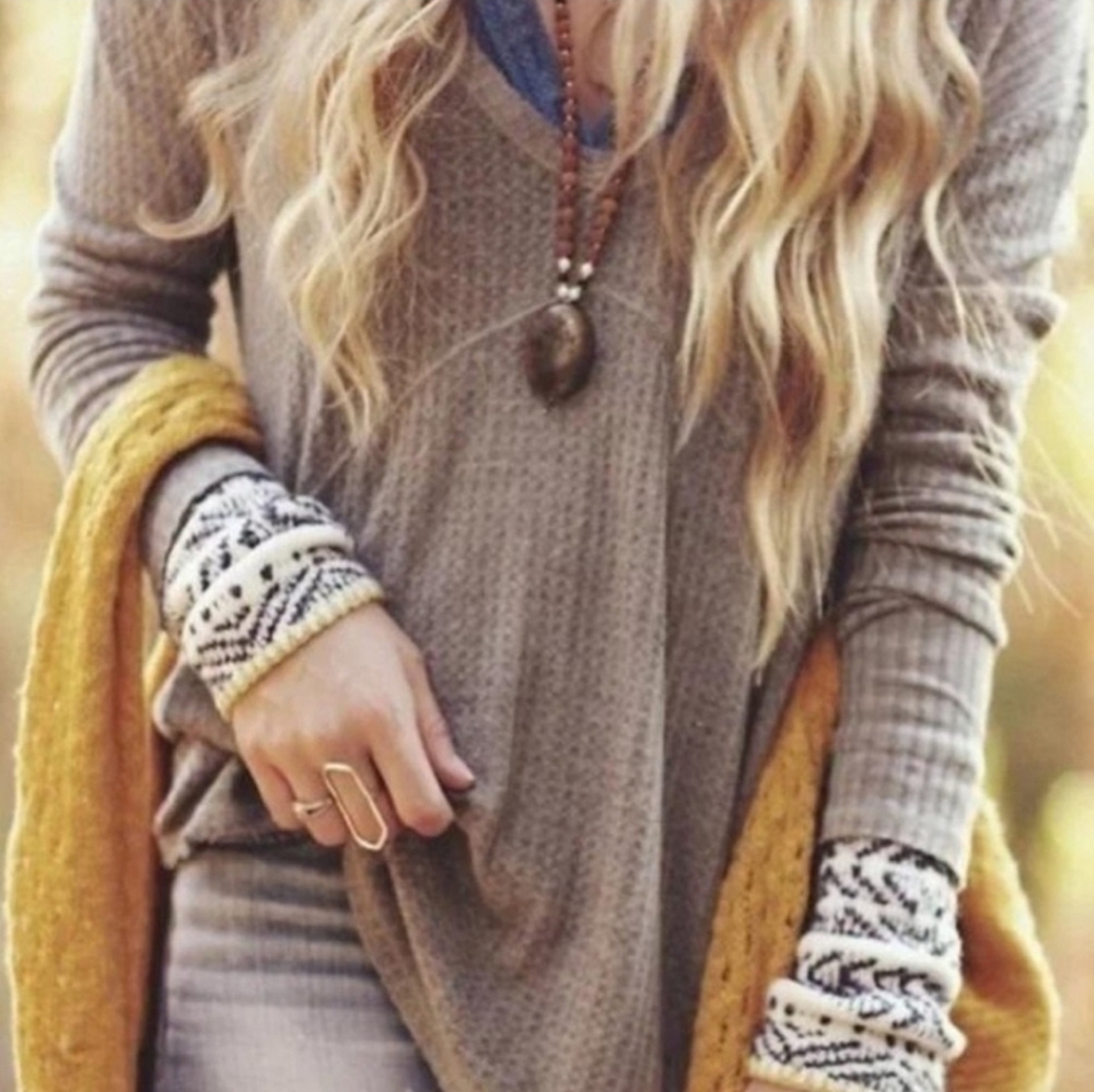 Free People Sunset Park Thermal Top
